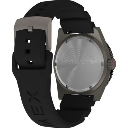 Timex Deepwater TW2W74700 Zegarek męski klasyczny na czarnym pasku