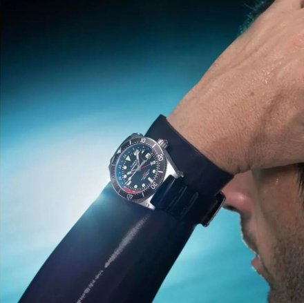 Timex Deepwater TW2W75000 Zegarek męski sportowy na czarnym pasku
