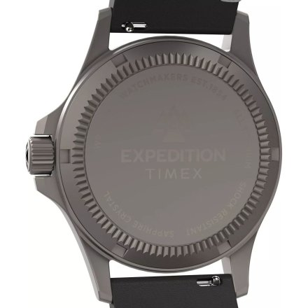 Timex Expedition TW2W78000 zegarek męski tytanowy czarny na pasku