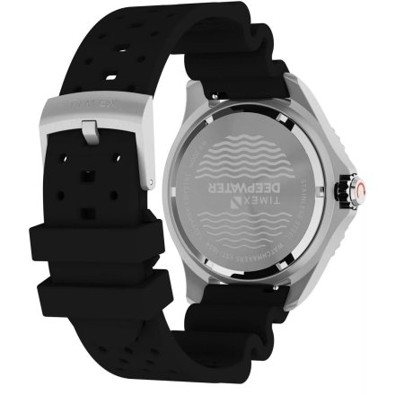Timex Deepwater TW2W81600 Zegarek męski na czarnym pasku do pływania