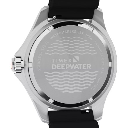 Timex Deepwater TW2W81600 Zegarek męski na czarnym pasku do pływania