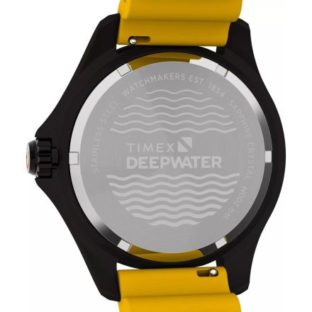 Timex Deepwater TW2W81700 Zegarek męski na żółtym pasku do pływania