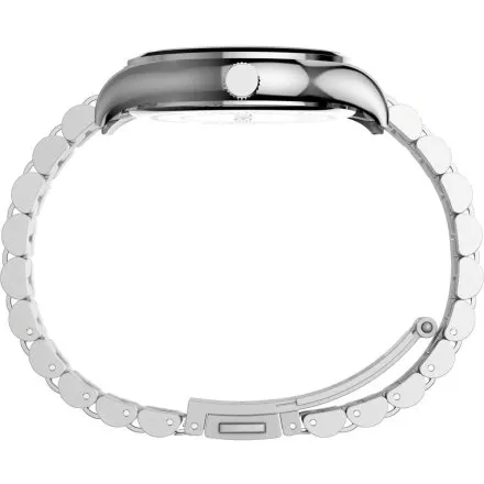Timex Legacy TW2W85300 srebrny zegarek damski z perłową tarczą