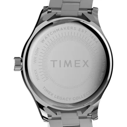 Timex Legacy TW2W85300 srebrny zegarek damski z perłową tarczą