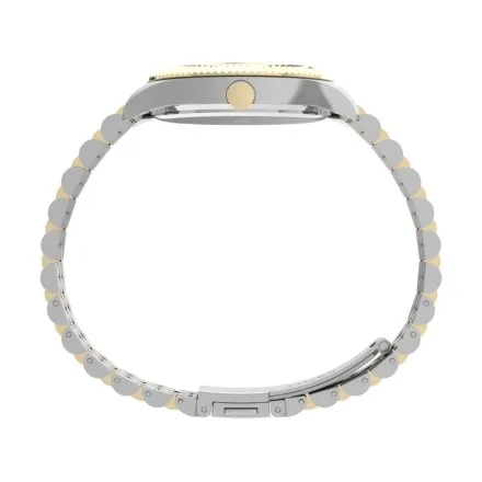 Timex Legacy TW2W87400 złoto-srebrny zegarek damski z zieloną tarczą