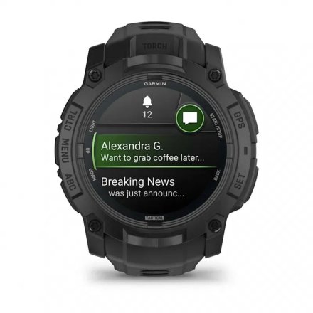 Zegarek Garmin Instinct 3 Tactical Edition AMOLED 50 mm czarny 010-03020-50