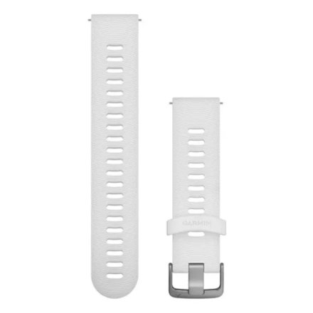 Biały pasek 20 mm do Garmin Vivomove, Venu, Forerunner 010-11251-1P