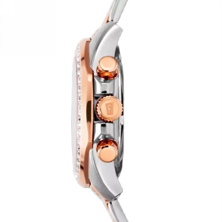 Festina Boyfriend 20608/3 Zegarek Damski srebrny z niebieską tarczą z cyrkoniami