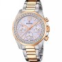 Festina Boyfriend 20608/3 Zegarek Damski srebrny z niebieską tarczą z cyrkoniami