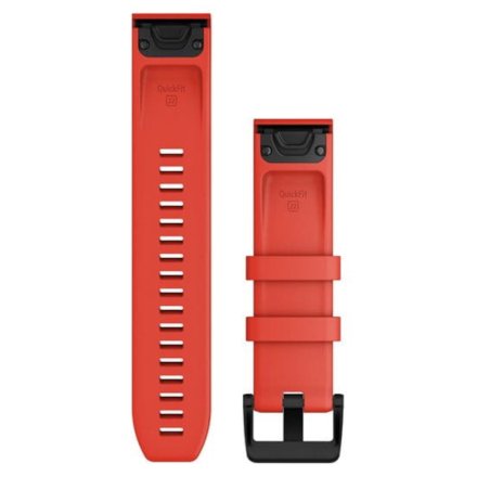 Czerwony pasek 22 mm QuickFit do Garmin Fenix 8 47mm / Fenix 7 / Fenix 6  010-12901-02
