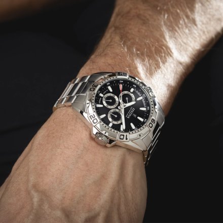 Festina Multifunction 20623/4 Zegarek Męski srebrny z czarną tarczą