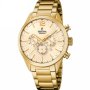 Festina Timeless Chronograph 20633/4 Zegarek Męski złoty ze zlotą tarczą chronograf