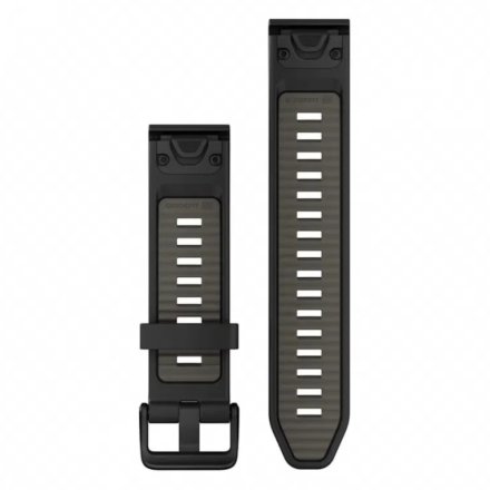 Czarno-szary pasek QuickFit 20 mm do Garmin Fenix 7S Fenix 8 43 mm 010-13391-00