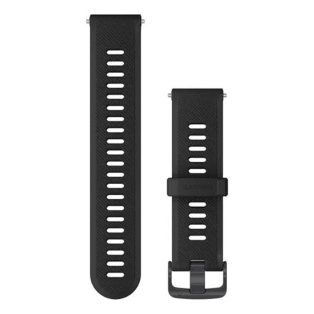 Czarny pasek 22 mm QuickFit do Garmin Forerunner 745  010-11251-9B