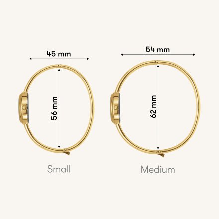 Zegarek Rosefield Bangle Gold złoty STWGSG-ST04 - S