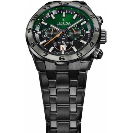 Festina Chrono Bike 20673/2 zegarek męski czarny z kolorową tarczą + pasek