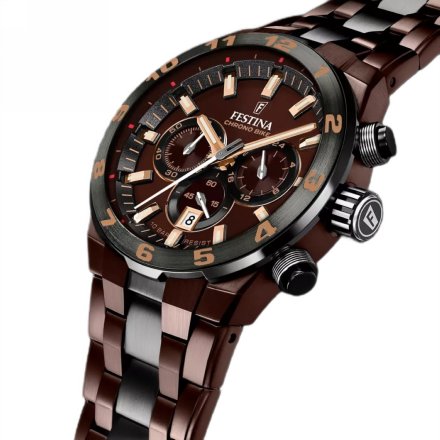 Festina Chrono Bike Special Edition 20708/1 zegarek męski brązowo-czarny
