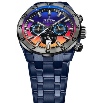 Festina Chrono Bike Special Edition 20709/1 zegarek męski granatowy z kolorową tarczą