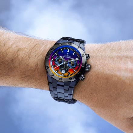 Festina Chrono Bike Special Edition 20709/1 zegarek męski granatowy z kolorową tarczą