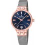 Festina Mademoiselle 20715/3 zegarek damski różowozłoty z granatową tarczą