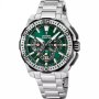 Festina Chrono Bike 20724/3 zegarek męski srebrny z zieloną tarczą chronograf