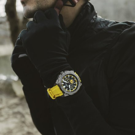 Festina Chrono Bike 20725/1 zegarek męski grafitowy z żółtym paskiem chronograf
