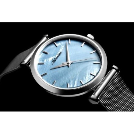 Zegarek damski Adriatica  srebrny bransoleta mesh  A3713.511ZQ/T