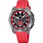 Festina Chrono Bike 20725/5 zegarek męski grafitowy z czerwonym paskiem chronograf