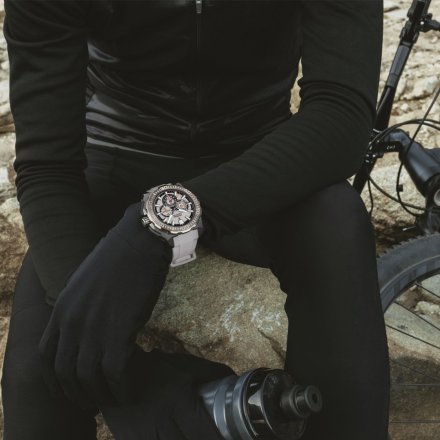 Festina Chrono Bike 20726/1 zegarek męski czarny z szarym paskiem chronograf
