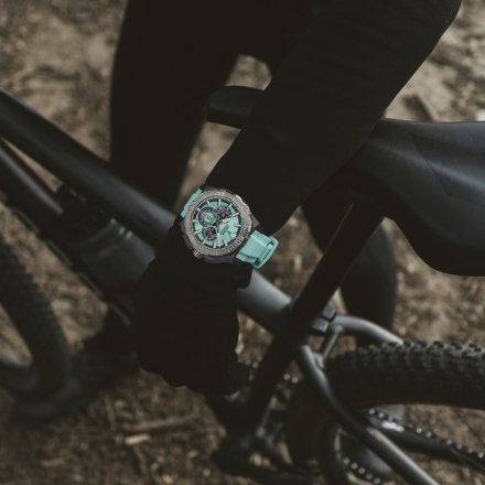 Festina Chrono Bike 20726/2 zegarek męski czarny z niebieskim paskiem chronograf