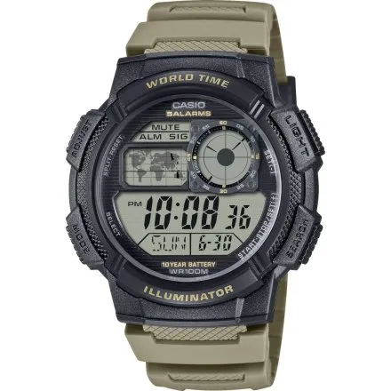Zegarek Męski Casio AE-1000W-5AVEF sportowy z wyświetlaczem