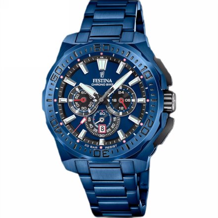 Festina Special Edition Chrono Bike 20729/1 zegarek męski granatowy + pasek chronograf