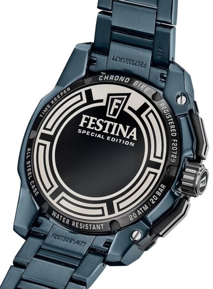 Festina Special Edition Chrono Bike 20729/1 zegarek męski granatowy + pasek chronograf