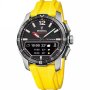 Festina Connected D 23000/A Smartwatch Zegarek Męski na żółtym pasku