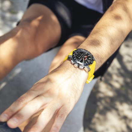 Festina Connected D 23000/A Smartwatch Zegarek Męski na żółtym pasku