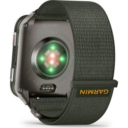Zielony smartwatch Garmin Venu X1 Moss AMOLED Latarka Rozmowy 010-02980-03