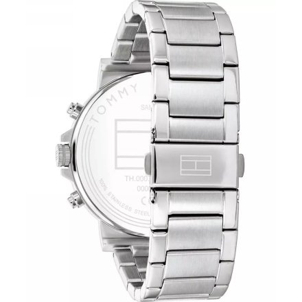 Tommy Hilfiger Tyson zegarek męski srebrny z szarą tarczą 1710604