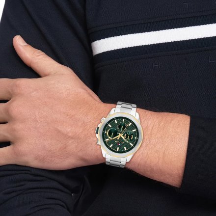 Tommy Hilfiger Lars zegarek męski srebrny 1710651