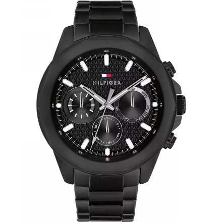 Tommy Hilfiger Lars zegarek męski czarny 1710653