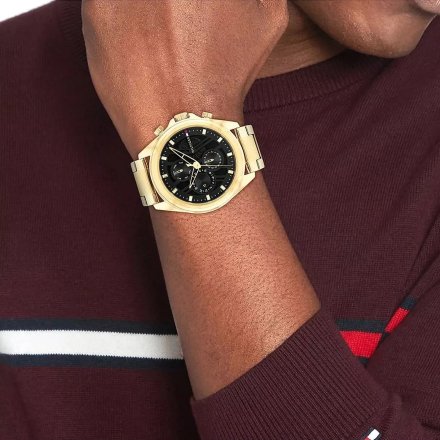 Tommy Hilfiger Jax zegarek męski złoty 1710658