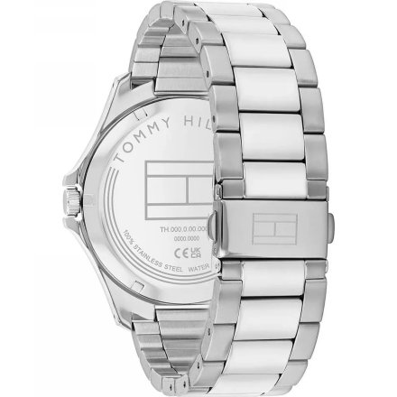 Tommy Hilfiger Bruce zegarek męski srebrny z niebieską tarczą 1710670