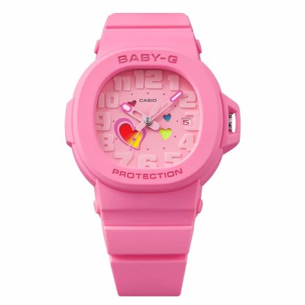 Zegarek Casio Baby-G BGA-10-4AER Baby-G różowy z czytelną tarczą