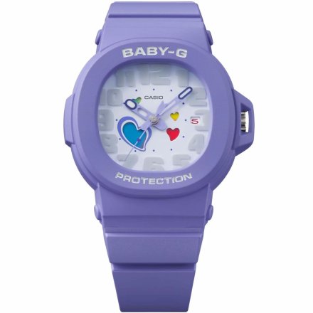 Zegarek Casio Baby-G BGA-10-6AER Baby-G fioletowy z czytelną tarczą