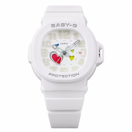 Zegarek Casio Baby-G BGA-10-7AER Baby-G biały z czytelną tarczą