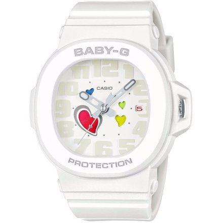 Zegarek Casio Baby-G BGA-10-7AER Baby-G biały z czytelną tarczą