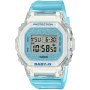 Casio Baby-G BGD-565GC-2ER zegarek niebieski przeźroczysty prostokątny 