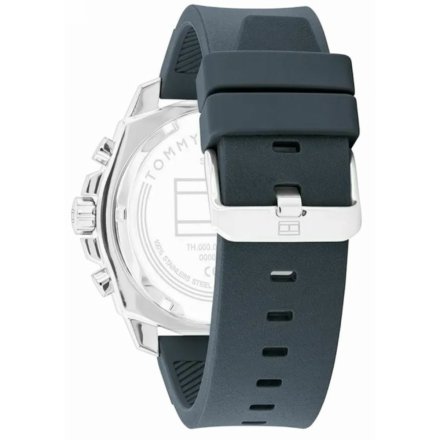 Tommy Hilfiger Morgan zegarek męski srebrny z granatowym paskiem 1710687
