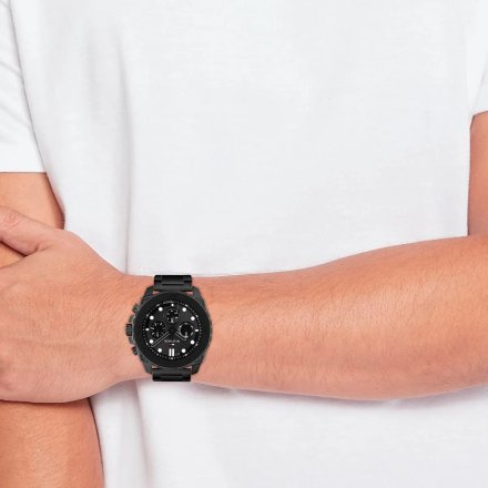 Tommy Hilfiger Morgan zegarek męski czarny z czarną tarczą 1710690
