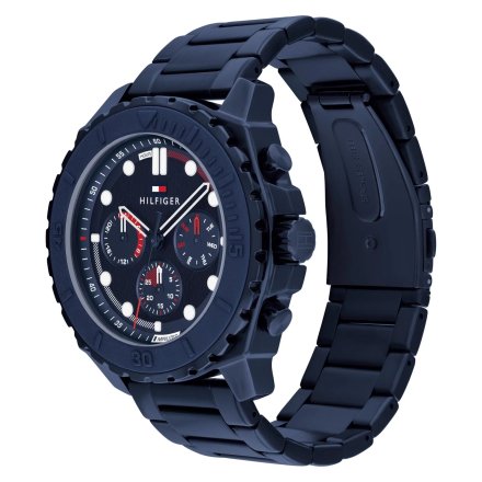Tommy Hilfiger Morgan zegarek męski granatowy z granatową tarczą 1710691