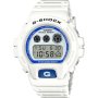 Zegarek Casio G-Shock Digital  DW-6900HDS-7ER biały z niebieskim akcentem